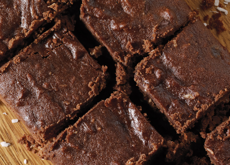Coconut Fudge Brownies
